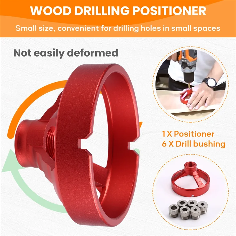 AT51-90 องศาเจาะท่องเที่ยว 5/6/7/8/9/10 มม.เจาะ Bit Hole Puncher Locator JIG บานพับรูเปิดงานไม้เครื่องมือ