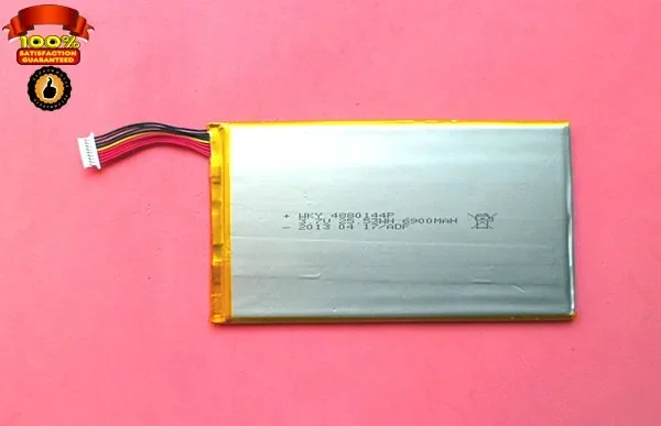 Bateria de polímero de lítio original de grande capacidade 3.7V, tablet PC, bateria de lítio, tipo jack de 9 fios 6900mah