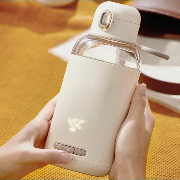 

USB Battery Charge wireless powerful fast heating Travel water warmer Portable Baby milk Bottle Warmer