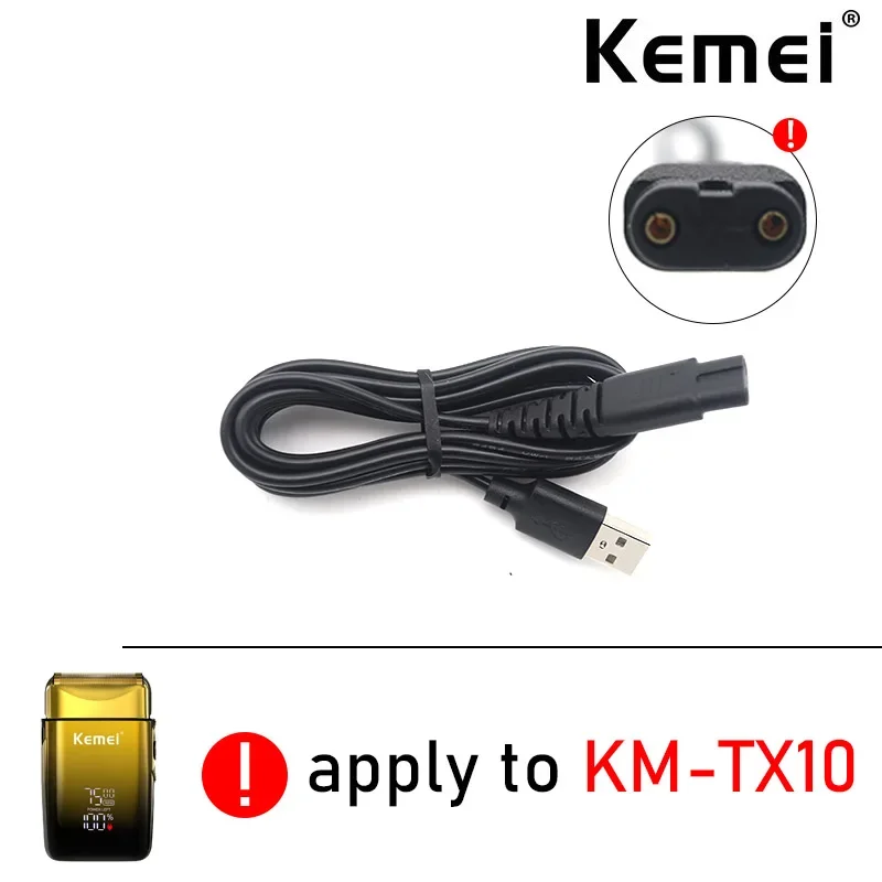 

Оригинальный USB-кабель для зарядного устройства Kemei KM-TX10, профессиональная машинка для стрижки волос, триммер, аксессуары для машин