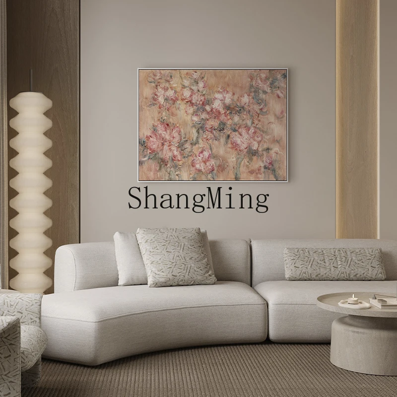 

CL Modern Minimalist Light Luxury Large Painting for Living Room and Dining Room Art Hanging Painting Flower Symbol