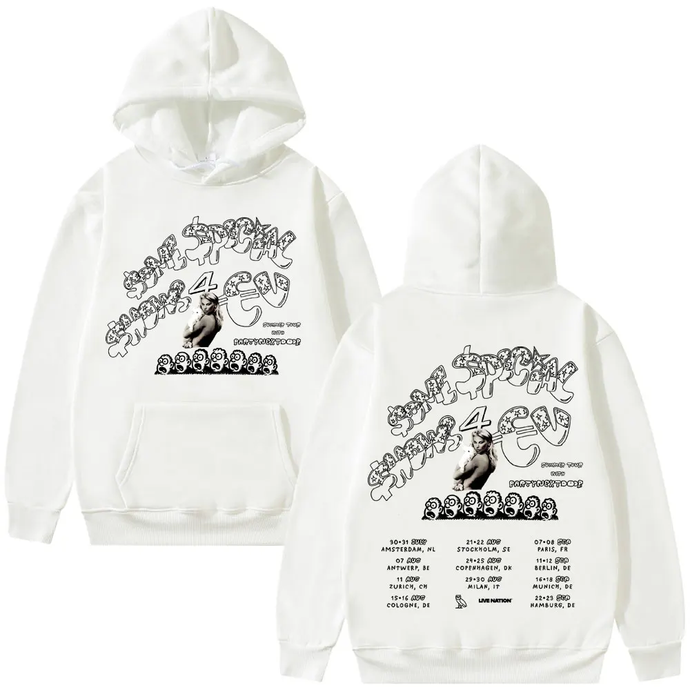 Rapper Drake Europe Tour with PARTYNEXTDOOR 2025 Hoodie Some Sexy Songs 4 U SSS4U Hoodie Men Hip Hop Fashion Vintage Sweatshirt