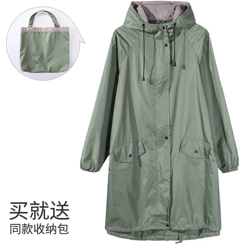 Lightweight Raincoat for Men and Women, Raincoat for Ladies, Poncho, Waterproof, Windproof Cloak, Adults, Breathable, One Size