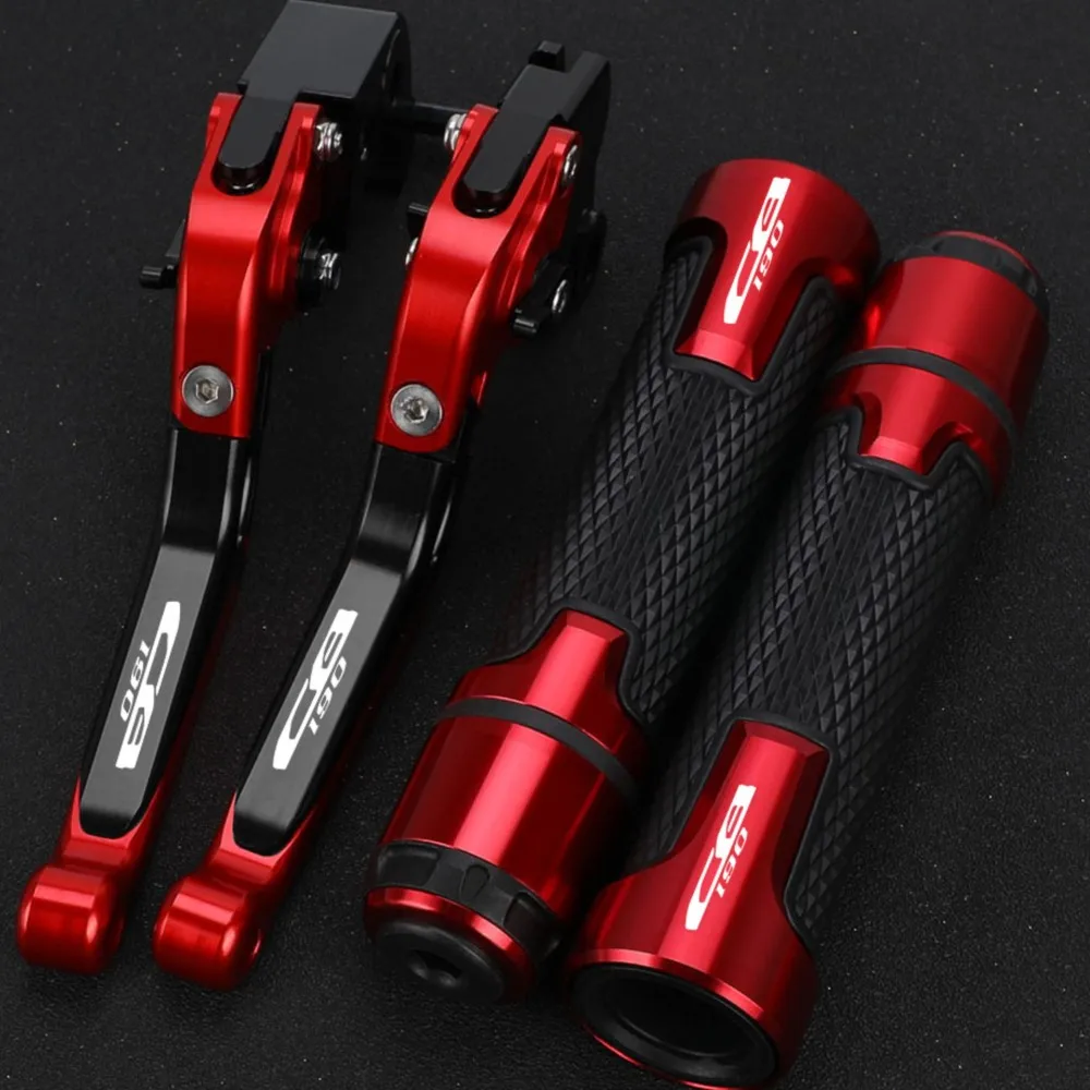 

For HONDA CB190 CB 190 CB-190 2015-2018 Motorcycle Adjustable Brake Clutch Levers Handlebar Grips Ends Motor Accessries Parts