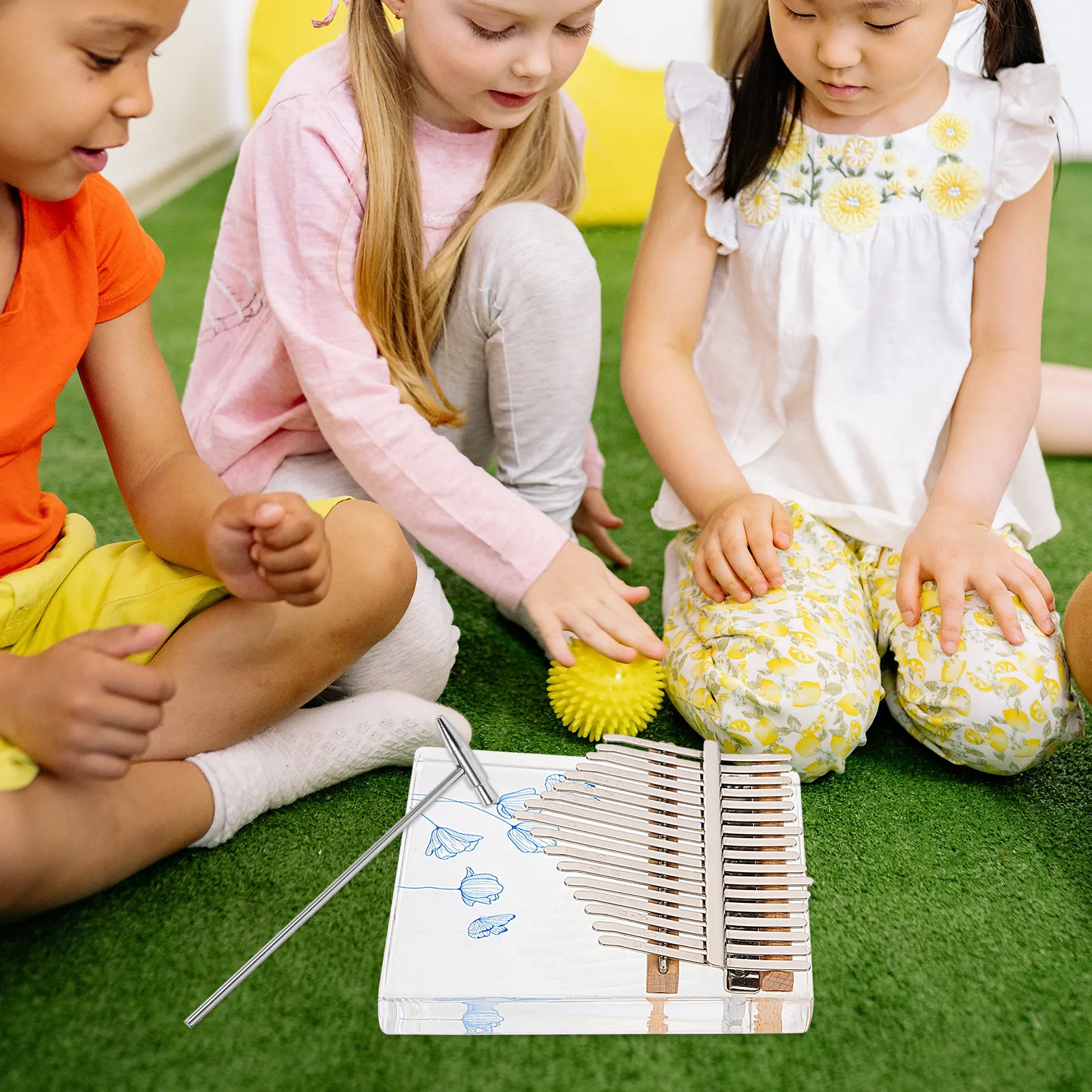 

1Set Kalimba Thumb Piano Professional Mini Musical Instrument Lightweight for Kids Beginners Adults Camping