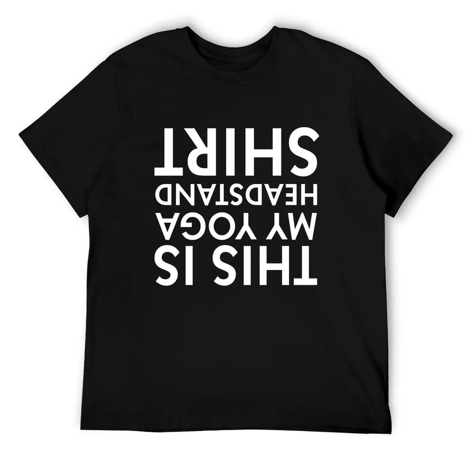 

This Is My Yoga Headstand Shirt! Funny Yoga T-Shirt cotton t shirts man 100% t shirt man plain T-Shirt