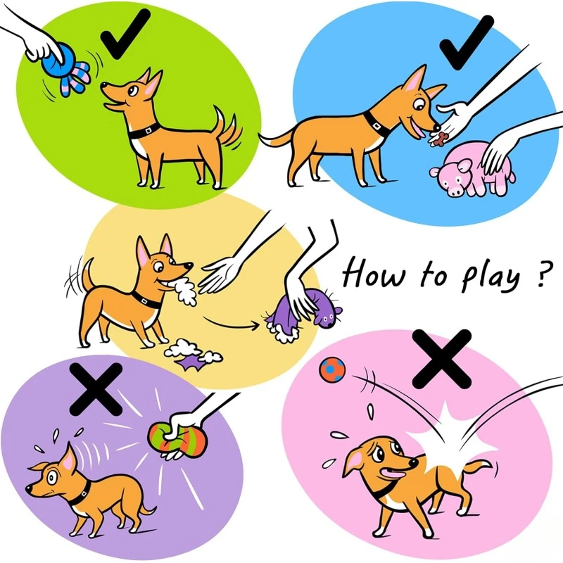 ألعاب الحيوانات الأليفة، ألعاب الكلاب، ألعاب الكلاب المصنوعة من اللاتكس المكونة من 3 قطع، ألعاب تفاعلية لخدش الجرو، مناسبة للكلاب الصغيرة والمتوسطة الحجم