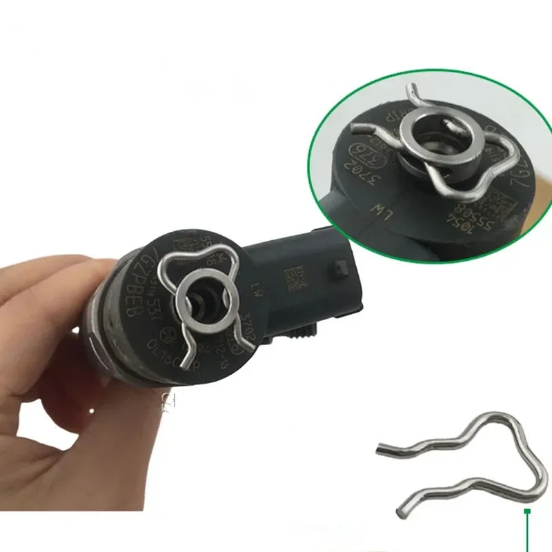 Magnetventil 10PCSFor Bo-sch Solenoid Valve Common Rail Injection Clip Diesel Fuel Injectors Solenoid Valve Clip,Return Pipe Clamp Gas und Kraftstoff — Detail 3