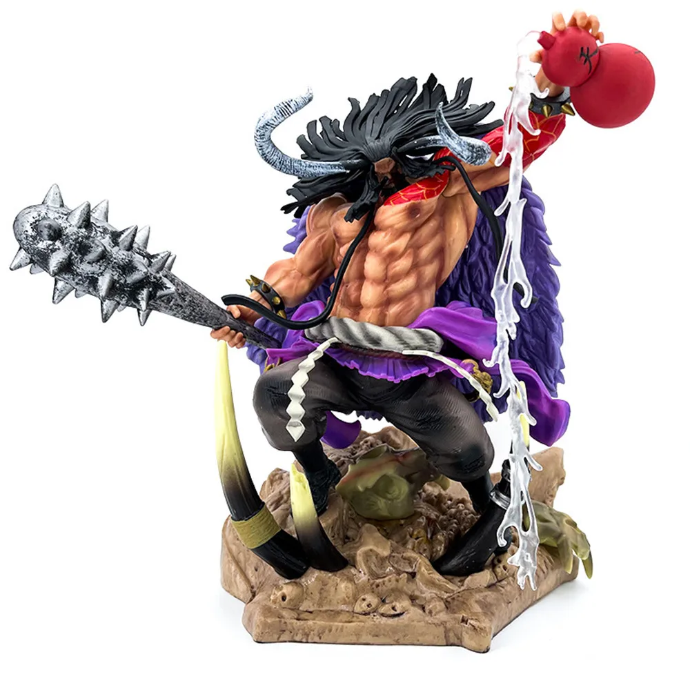 31CM Anime One Piece GK Kaido PVC Action Figure Beasts Battle Edition Game Statue Collectible Model Manga Toys Doll Gifts