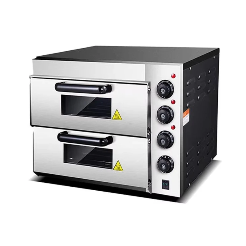 Electric Double Deck Oven Pizza Oven Use in the Kitchen Stone Commercial