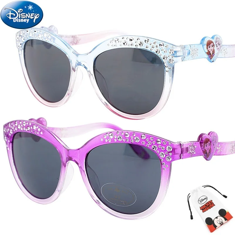 

Disne Children'S Summer Sunglasses Girls' Uv Resistant Sunshade Sunglasses Girls' Snow Princess Fashion Glasses