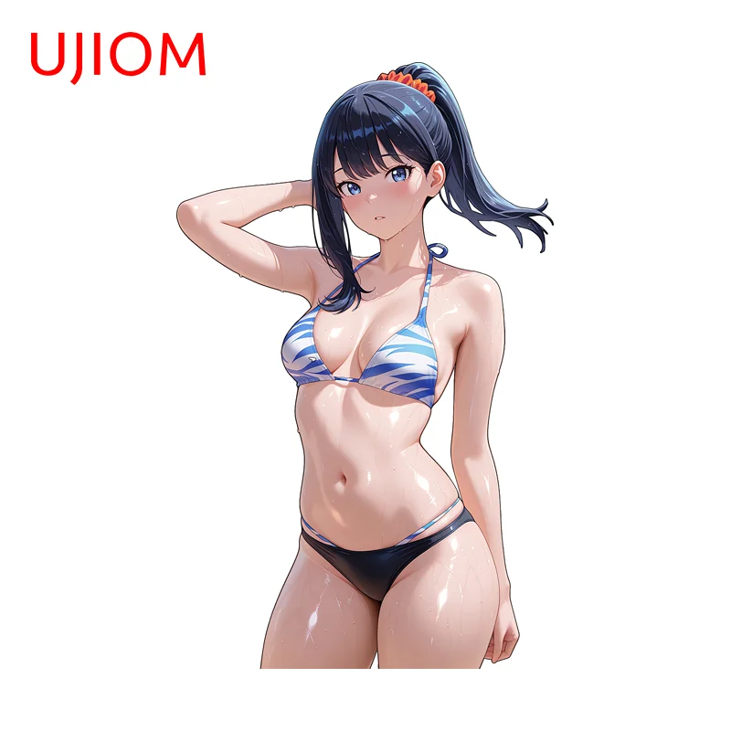 UJIOM Swimsuit Takarada Rikka Cute Anime Wall Stickers Alluring Skateboard Graffiti DIY Decals High Quality Delicate Room Poster