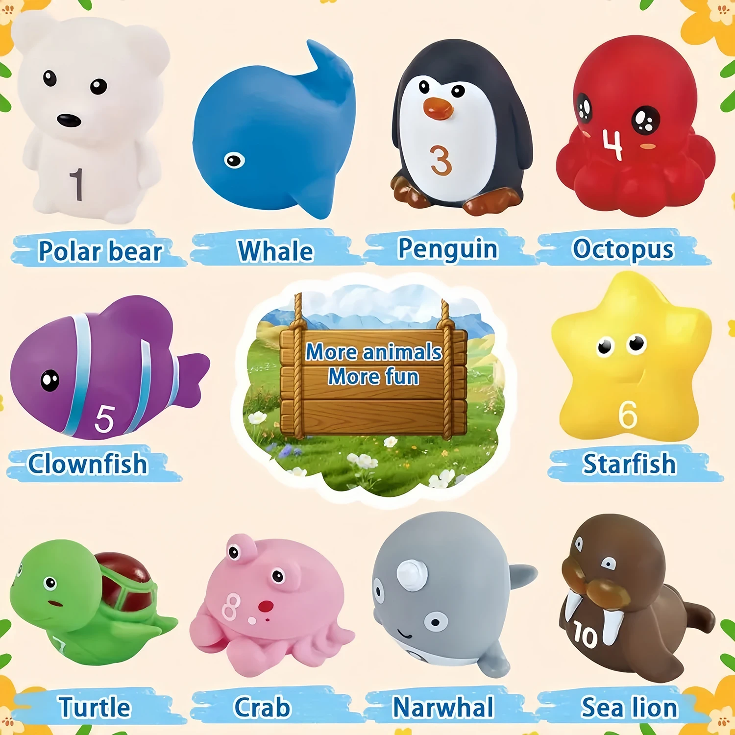 Montessori-Farbform-Matching- und Zählspielzeug für Kleinkinder, Überraschungs-Party-Geschenk für Kleinkinder, Entwicklungs-Feinmotorik