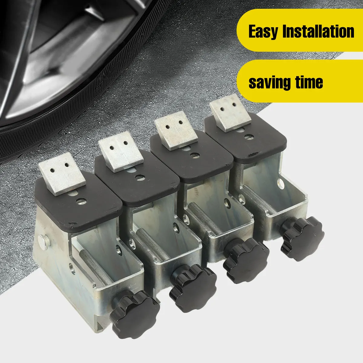 Adattatori per smontagomme da 4 pezzi, adattatore per cerchioni per moto con cuscinetto in plastica per rimozione pneumatici Dispositivo adattatore per cerchioni ATV