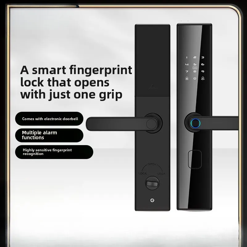 

Household Smart Lock Anti-theft Door Fingerprint Lock Electronic Lock Fingerprint Recognition