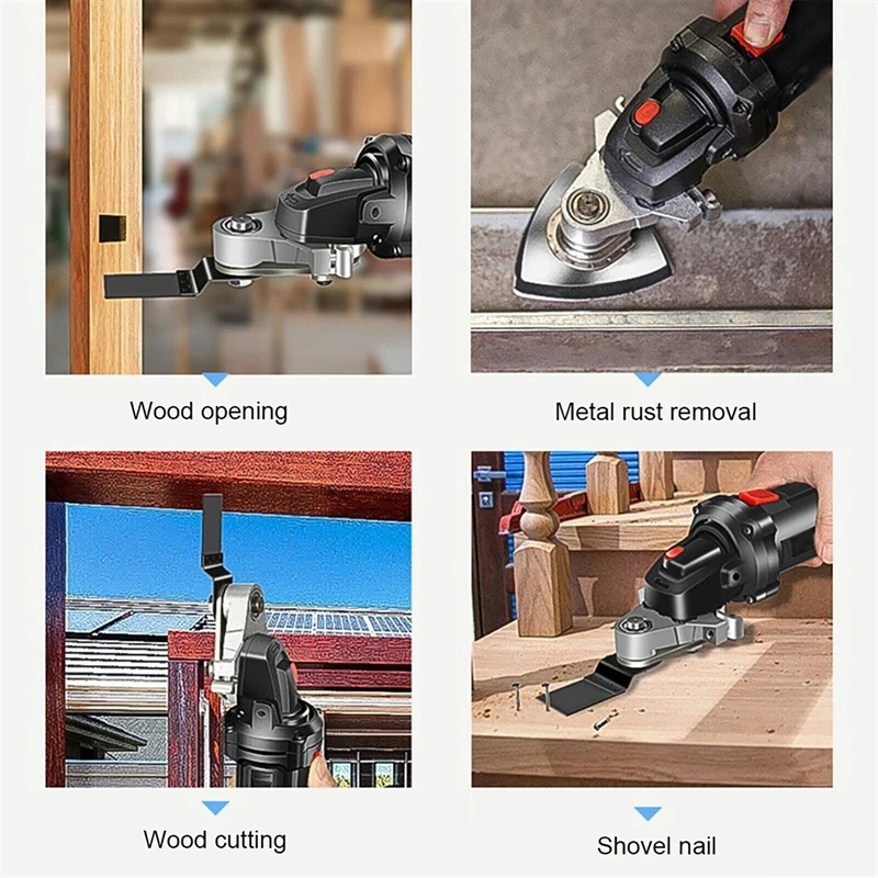 100/115/125mm Winkel Grinder Umwandlung Kopf Kit Universal Kopf Adapter M10 M14 Gewinde Polieren Oszillierende Power werkzeug Konverter – Detail 1