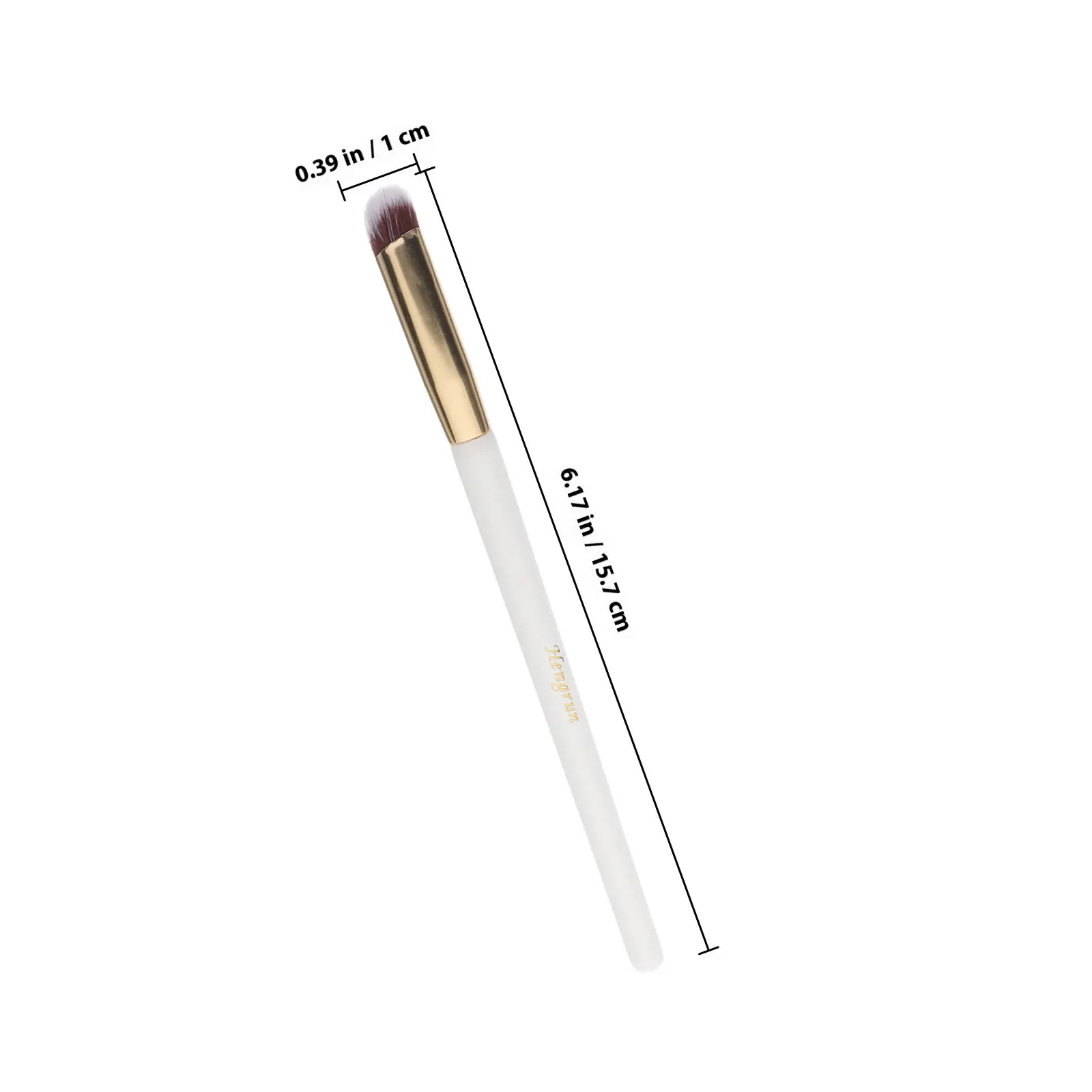 10Pcs Thumb Concealer Brush Sturdy Comfort Handle Angled Eye Makeup Brush for Concealer Blending Foundation Shadow Application