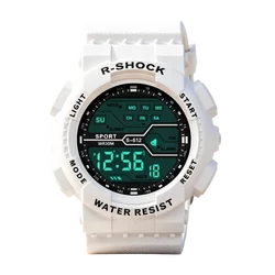 Men's Digital Electronic Watch Sports Glow 55mm Large Dial Watch Student Outdoor Adventure Trend Multifunctional Watches Clock