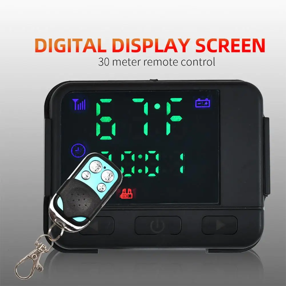 12V 24V Universal Diesel Heater Controller Air Parking Heater LCD Monitor Switch Heating Device Controller Remote Control
