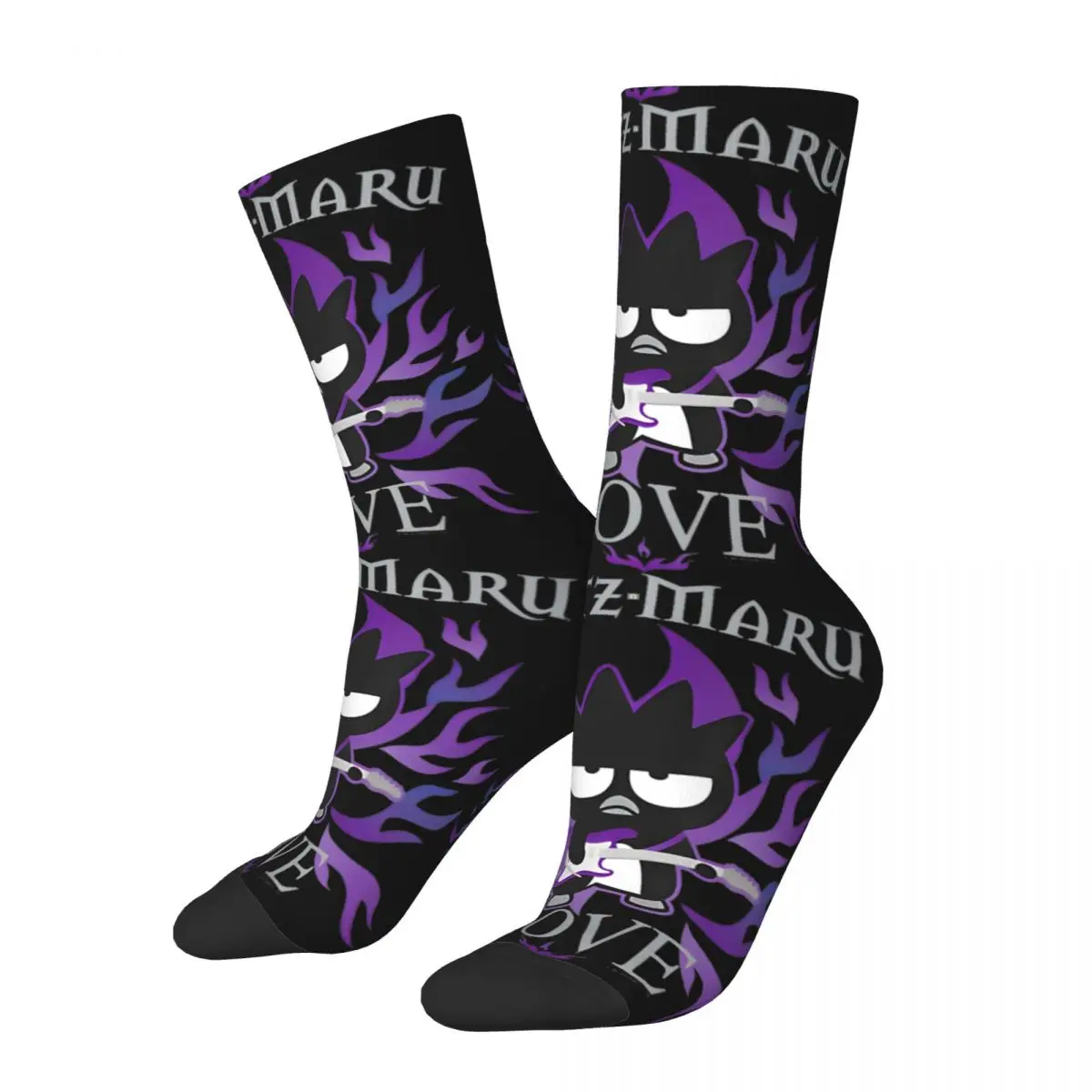 Badtz Maru Rock Star Love Socks Funny Stockings Unisex Men Comfortable Running Socks Winter Graphic Anti Sweat Socks