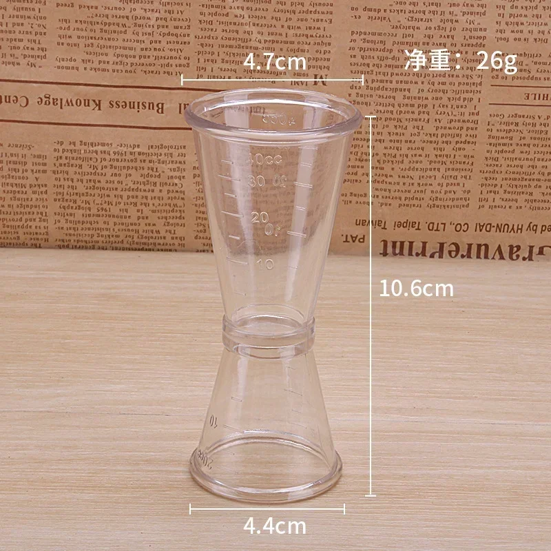 10/20ml or 20/40ml cocktail shaker measuring cup kitchen bar tool scale beverage alcohol gadget