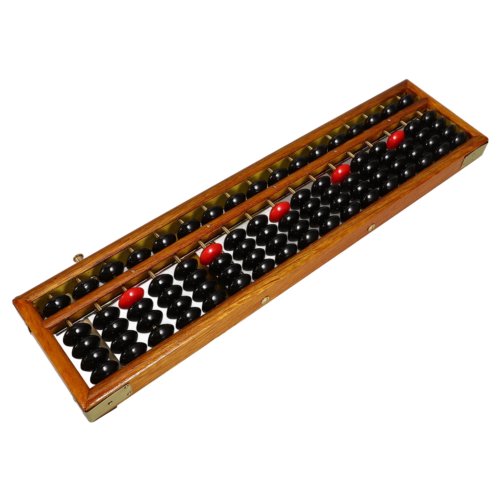 

1pc Wooden Abacus Traditional Chinese 17 Column Learning Tool Educational Counting Device For Kids School Office