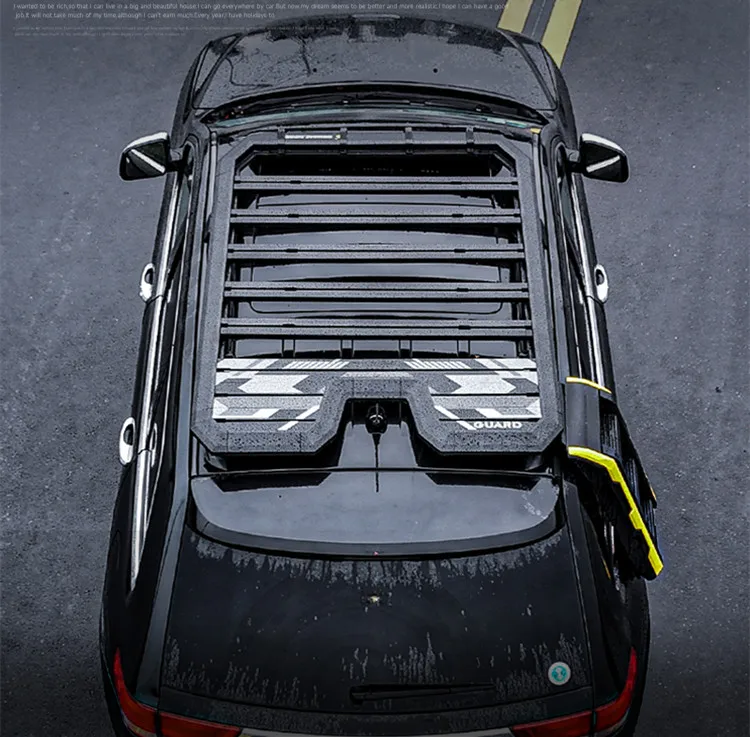 

High-quality Aluminum Alloy Luggage Rack, Matte Black Roof Frame, Suitable For Grand Cherokee, High Load Capacity, Simple I
