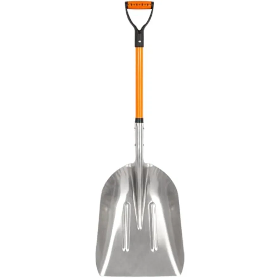 

Aluminum Snow Shovel with D Handle Metal Snow Shovel for Driveway 45Inches 3.7 Pounds Transfer Shovel Shovel for Gardening Oran