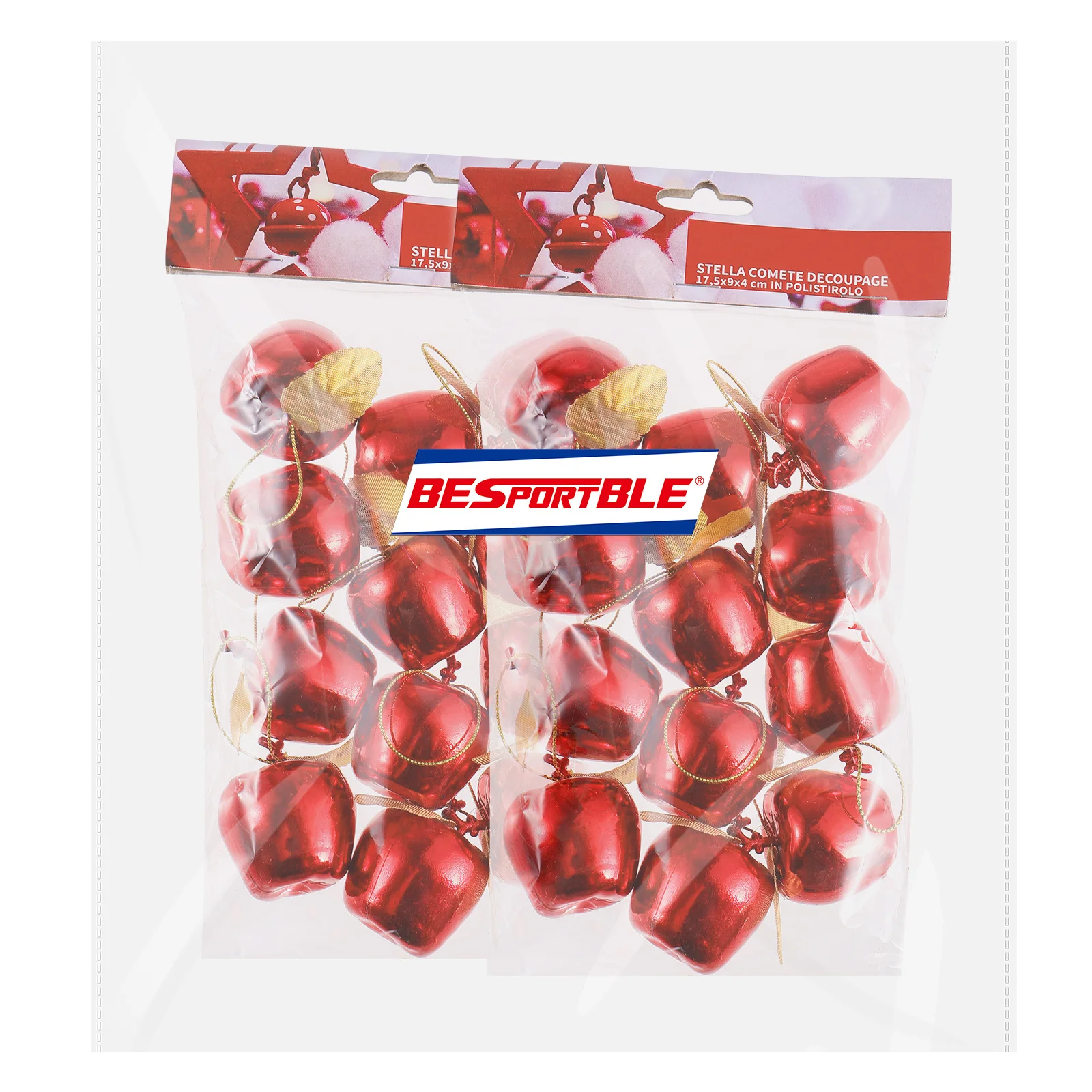 

24 pcs Christmas Tree Apple Hanging Ornaments Realistic Electroplated Small Red Plastic Apples Pendant Decorations For Festival