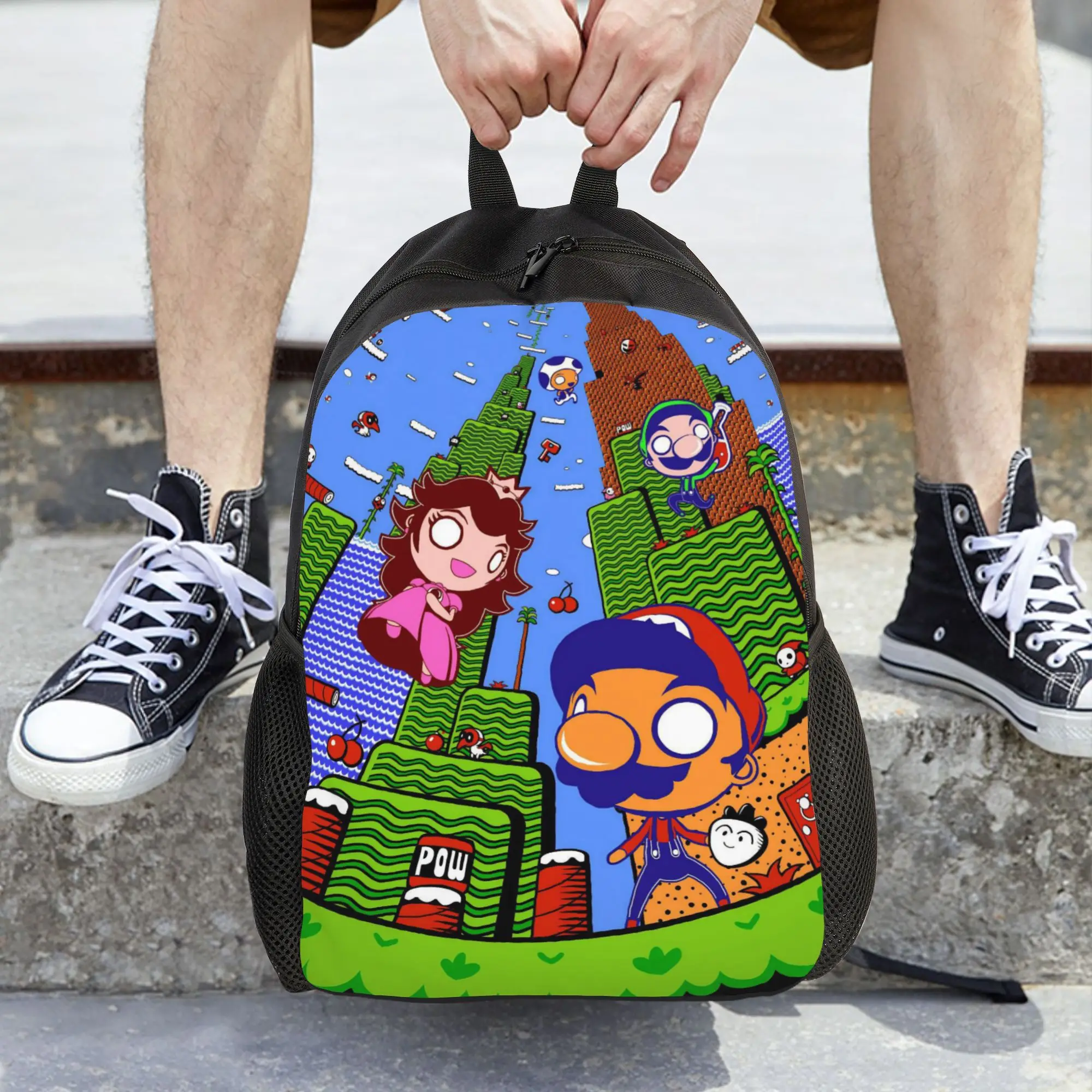 

Super Marios Cute Women Backpack Classical Children School Bag Laptop Backpack Teenage Travel Shoulder Bag