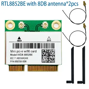 Wifi 6 Realtek RTL8852BE Network Card 1800Mbps BT 5.0 Dual Band Wireless  Wi-Fi Adapter 802.11ac/ax 2.4G/5Ghz MU-MIMO For Win 10 - AliExpress