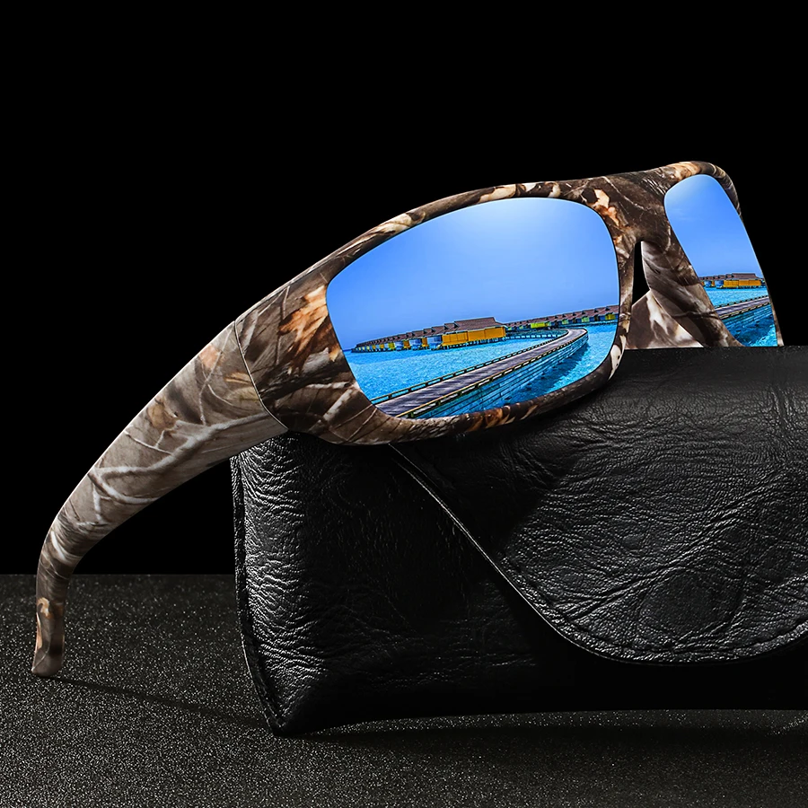 Okulary przeciwsłoneczne męskie i damskie w stylu vintage z wzorami, do wędkowania, jazdy na rowerze, sportowe, do biegania, wspinaczki górskiej, okulary słoneczne dla sportowców.