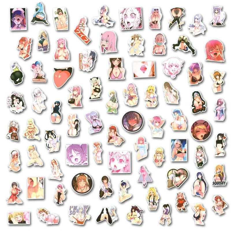 Bunny Girl Sexy Maid Loli Comic Stickers, Anime, 2 dimensions, 100 pièces