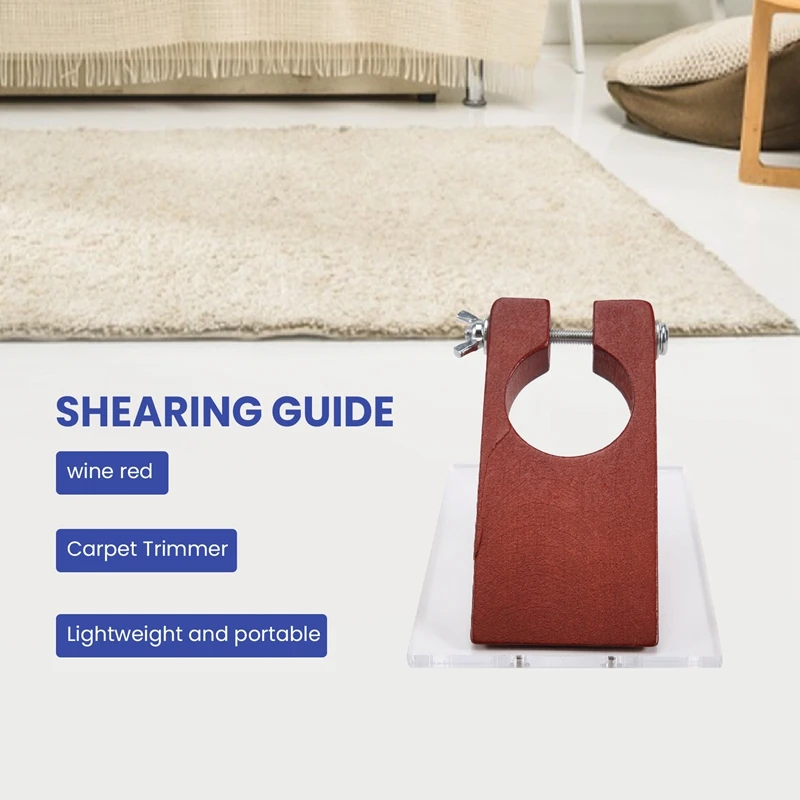 ABXF-Shearing Guide For Carpet Trimmer Guide To Keep Your Rug Surface Uniform, Solid Acrylic Shearing Guide For Rug Tufting