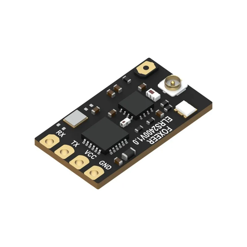 

Foxeer ELRS 2.4G Receiver LNA RGB LED Indicator for ELRS 2.4G TX RC FPV Freestyle Long Range Drones DIY Parts