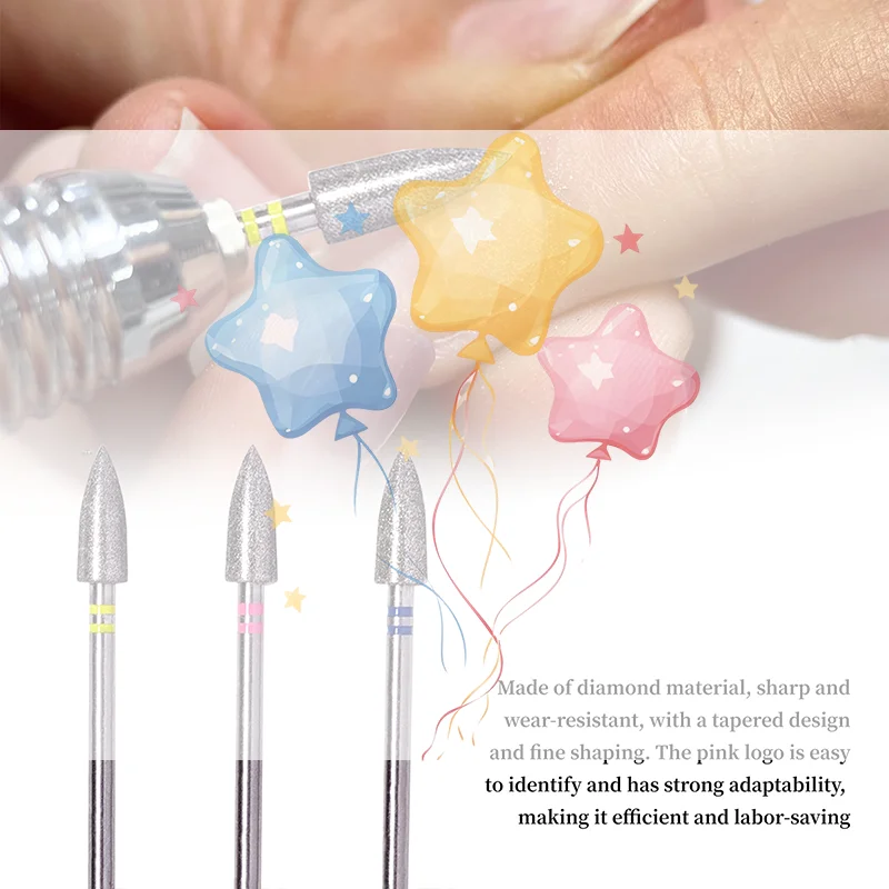 1 قطعة مخروط مسمار لقمة ثقب آلة باديكير القدم بشرة أدوات نظيفة ملف الأظافر رأس مطحنة هلام إزالة طلاء الأظافر مسمار أدوات الرسم #1