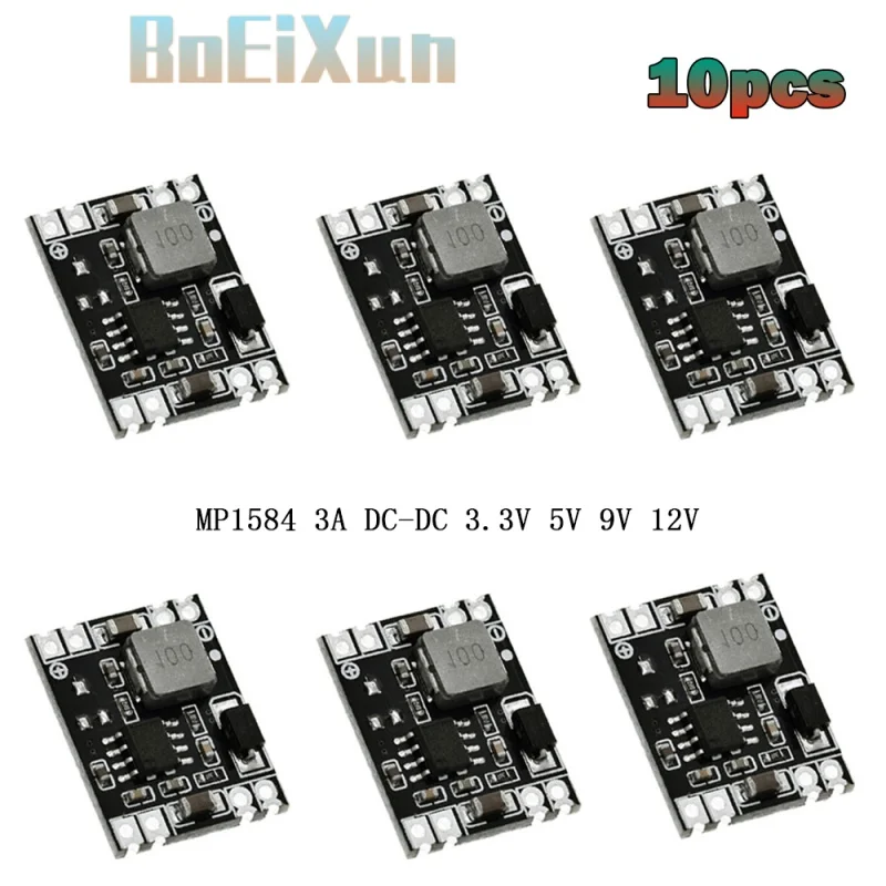 

10pcs 3A DC-DC Buck Step-down Stabilized Voltage Power Supply Module 5V-12V 24V to 5V 3.3V 9V 12V Fixed Output Replace LM2596