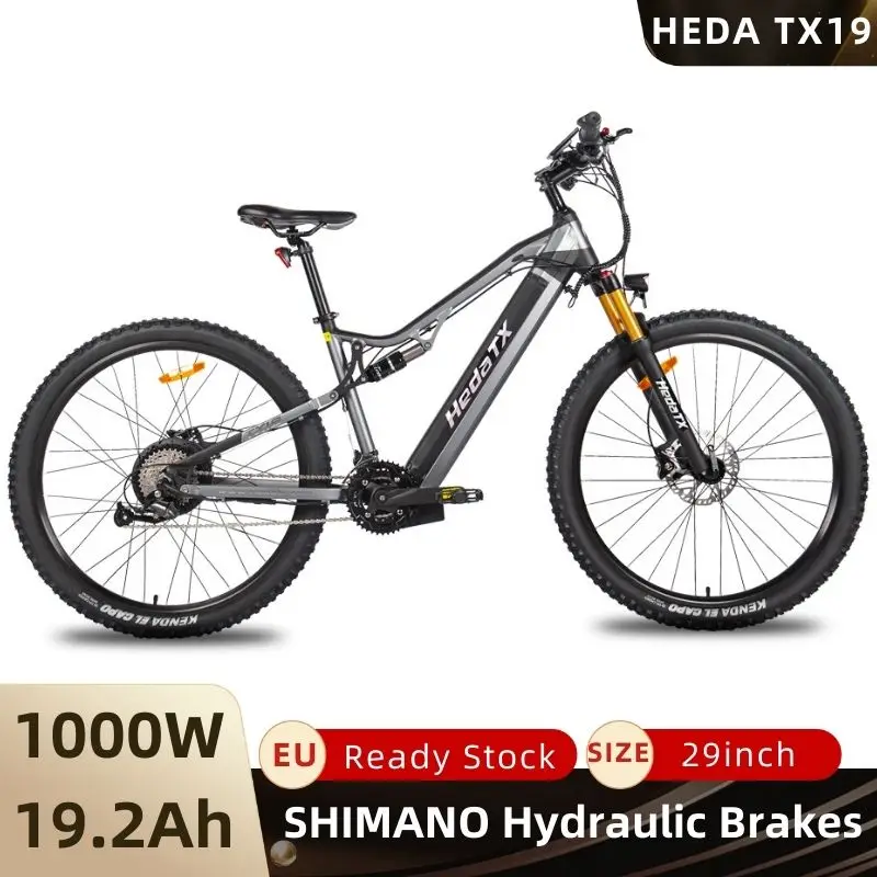 HEDA دراجة جبلية كهربائية TX19 29 "الشحن البولندية امتصاص الصدمات الفرامل الهيدروليكية 27 الذيل #1