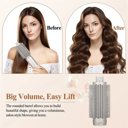 Imagen 2 del producto Cepillo Redondo ABBK para Shark Flexstyle, Cepillo Redondo Voluminizador para Accesorio Shark Flex Style