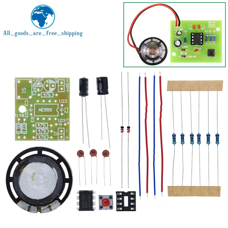 Tzt 1/3PCS NE555 Do…