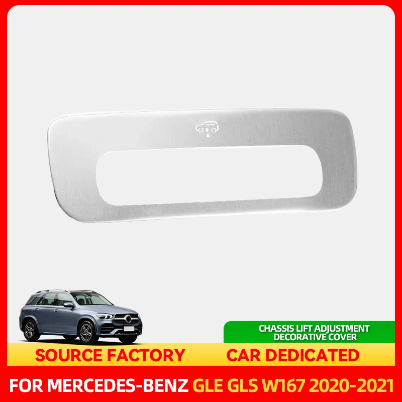 

Interior Stickers For Mercedes Benz GLE GLS W167 C167 X167 2020 2021 Car One Click Start Stop Button Sticker Chassis Lifting Adj