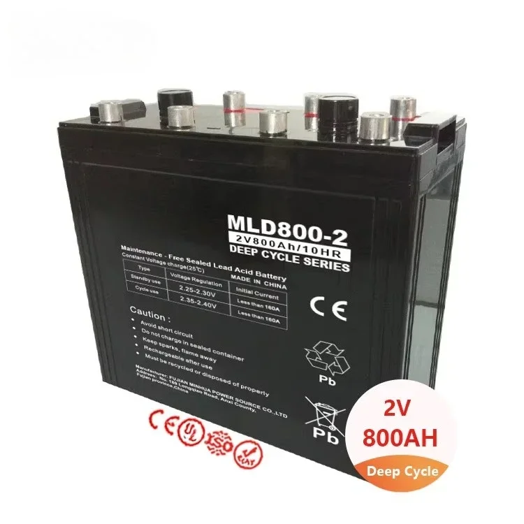 

Mhb MLD800-2 Deep Cycle Gfm Vrla Lead Acid 2v 800ah Battery, Price of 2v 800ah Battery
