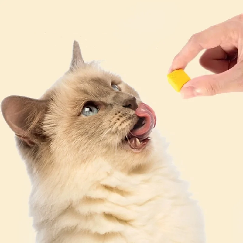 Freeze Dry Pet Egg Yolk Cat Food Grain-free Freeze-dried Kitten Dry Food Beauty Hair Training Mixed Food Cat Feed Large Capacity