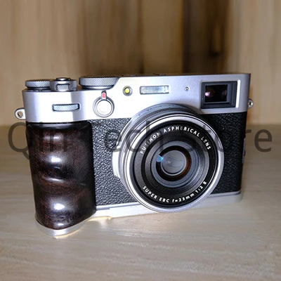 Digital Camera wooden L Type Bracket Tripod Ball head Quick Release Plate Base Grip Handle For Fujifilm X100V X100T X100F X100 S