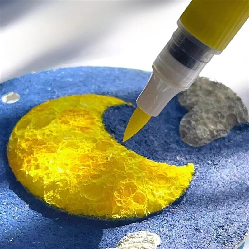 

Свежий 3D рисунок, волшебный холст, губка, волшебная пухлая краска, пухлый попкорн, текстурный набор для рисования, ручки для рисования пузырьками своими руками