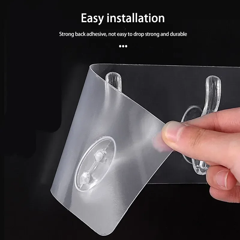Baby Clear Hooks: No Trace, Strong Hold - close-up view