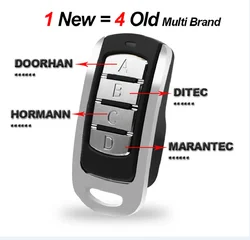 Télécommande de porte de garage pour CARDIN, ouvre-porte, contrôleur Rolling Code Clone, S435, S449, S486, S476 Cruc2 CrucQ, 433.92 MHz, 868 MHz