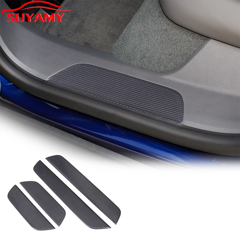 

Для Porsche Taycan 2019-2025 настоящая сухая внутренняя дверь из углеродного волокна, педаль, порог, накладка, наклейка, автомобильные аксессуары