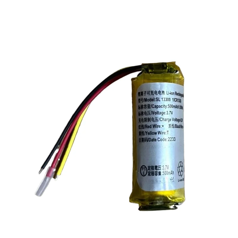 13315 13300 Battery 3.7V 500mAh for Edifier Bluetooth Earphone Charging Case 3‑wire with NTC