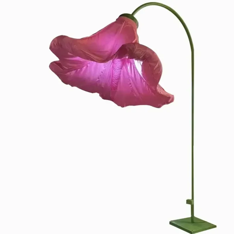 Valentine's Gift Artificial Led Light up Rose Led Landscape Walkway Lawn Lamp Induction Garden Flower Lights